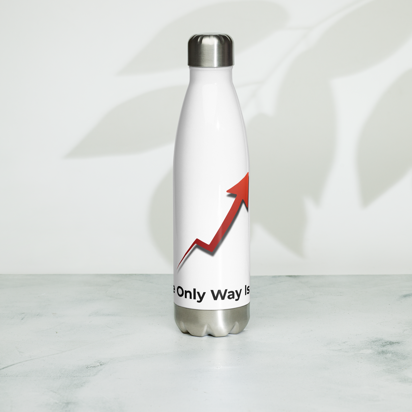 The Only Way Is Up – Edelstahl-Trinkflasche (500 ml) | FlexyMerch