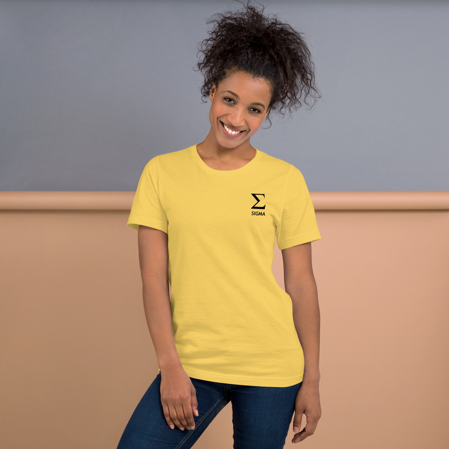 Sigma T-Shirt – Minimalistisches Design mit Schriftzug & Symbol | FlexyMerch