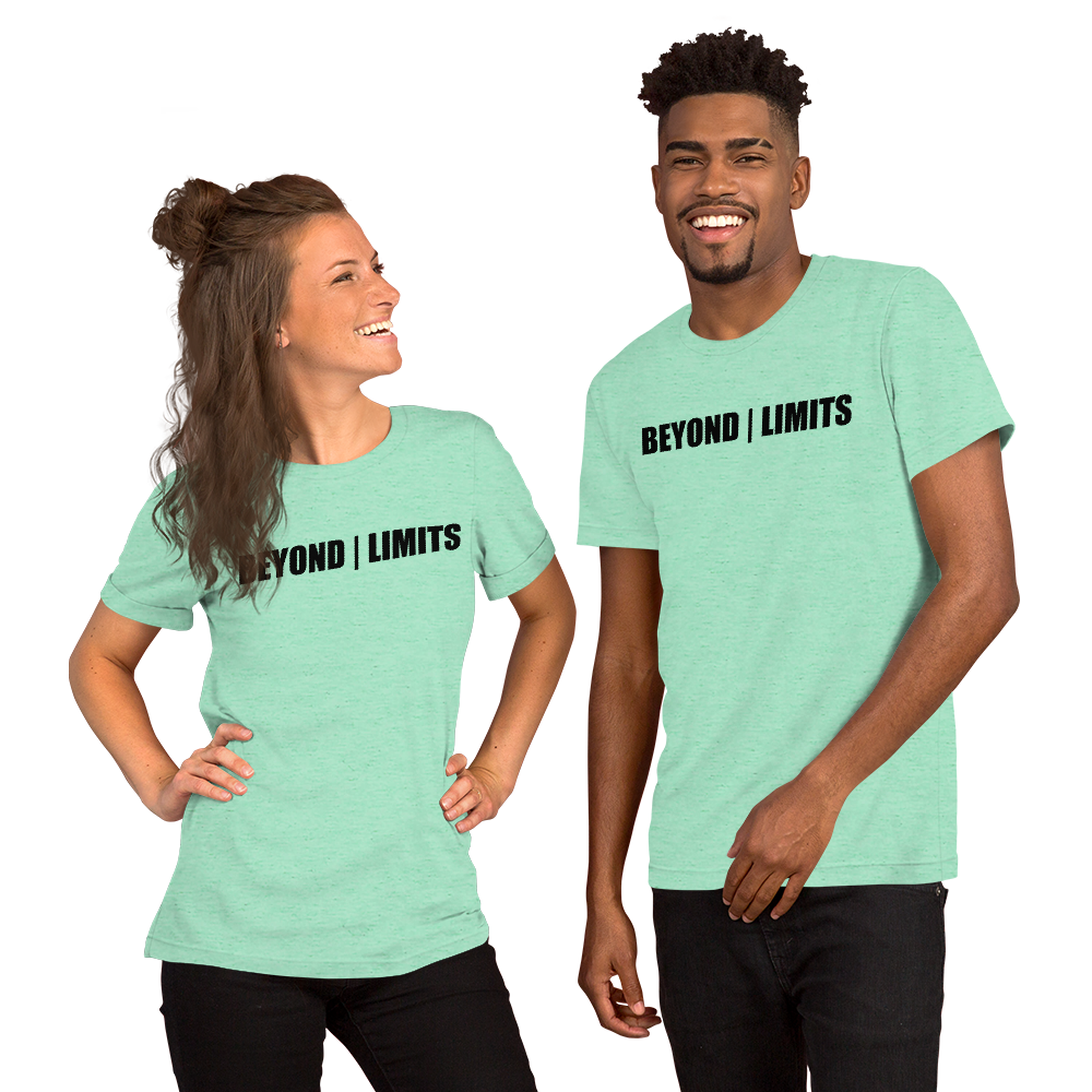 Minimalist T-Shirt – BEYOND LIMITS | Motivational Shirt | FlexyMerch