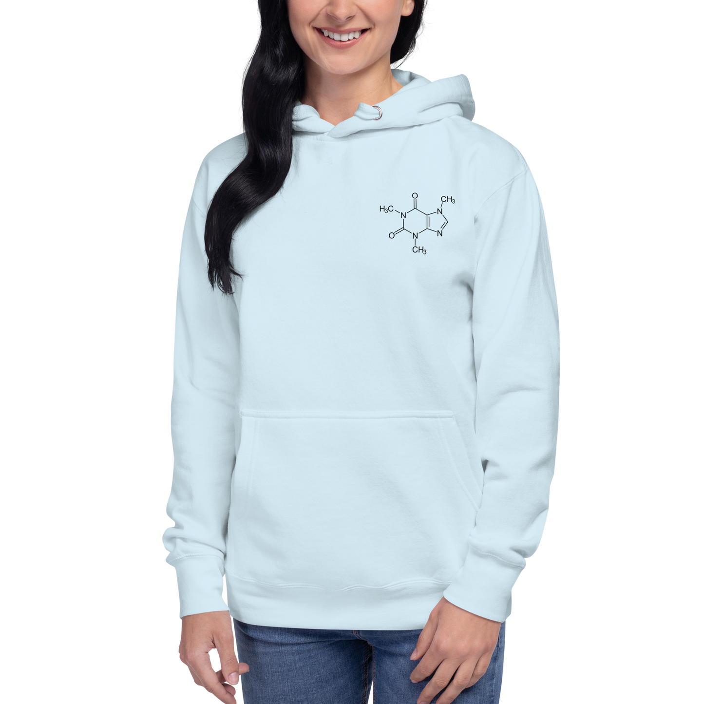 Caffeine Hoodie – Minimalist design for real coffee lovers | FlexyMerch