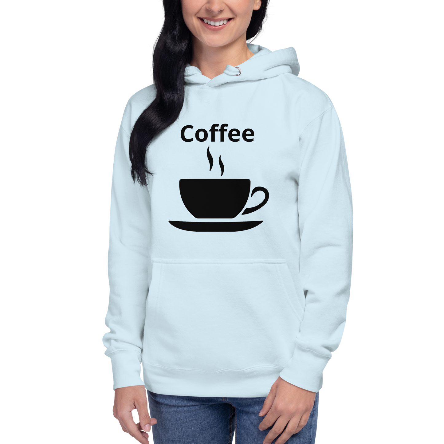 Coffee Hoodie – Minimalist design with coffee cup | FlexyMerch