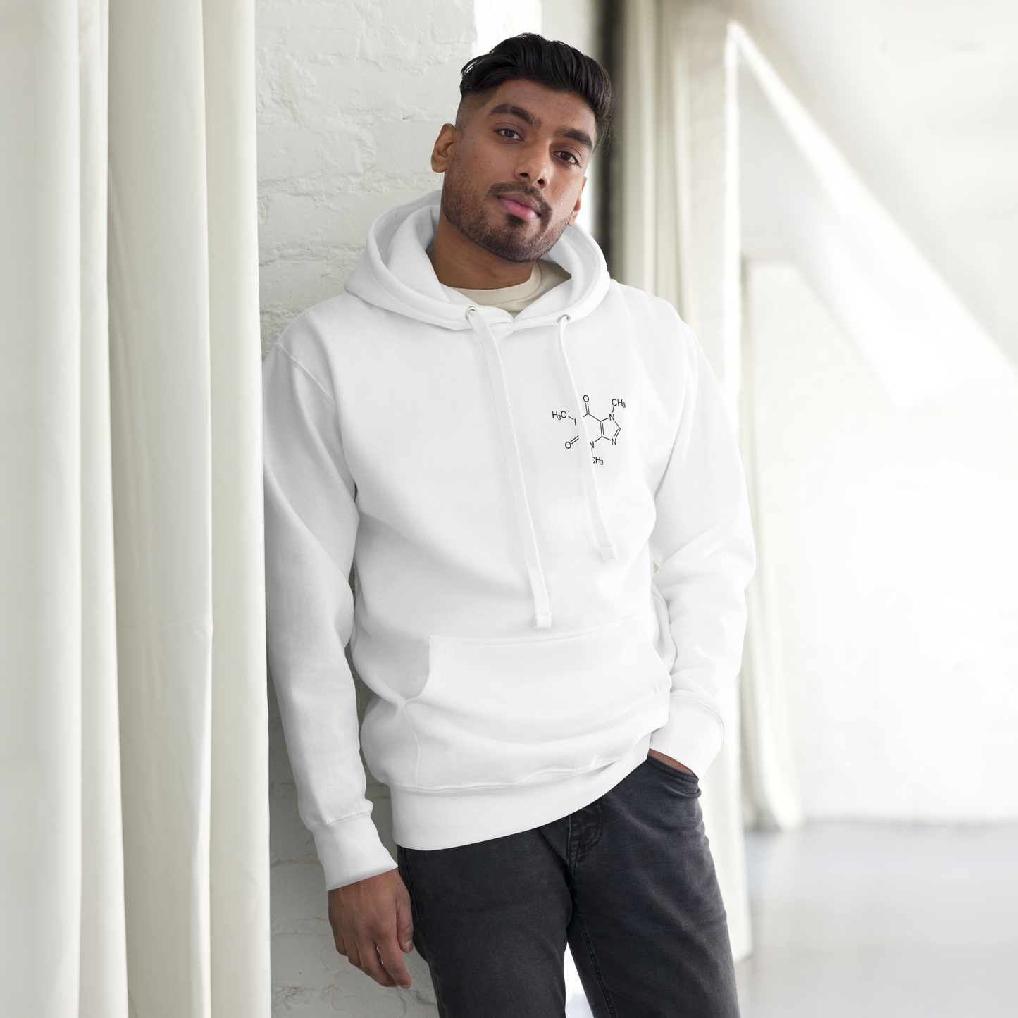 Koffein Hoodie – Minimalistisches Design für echte Coffee-Lover | FlexyMerch