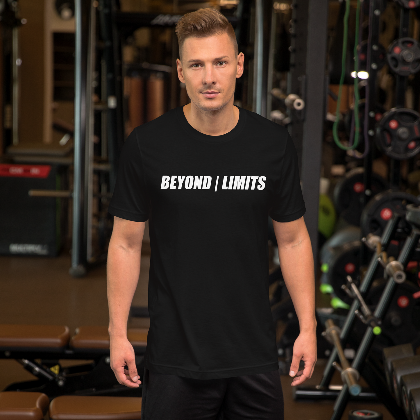 Mindset T-Shirt – BEYOND LIMITS | Minimalistisches Statement | FlexyMerch