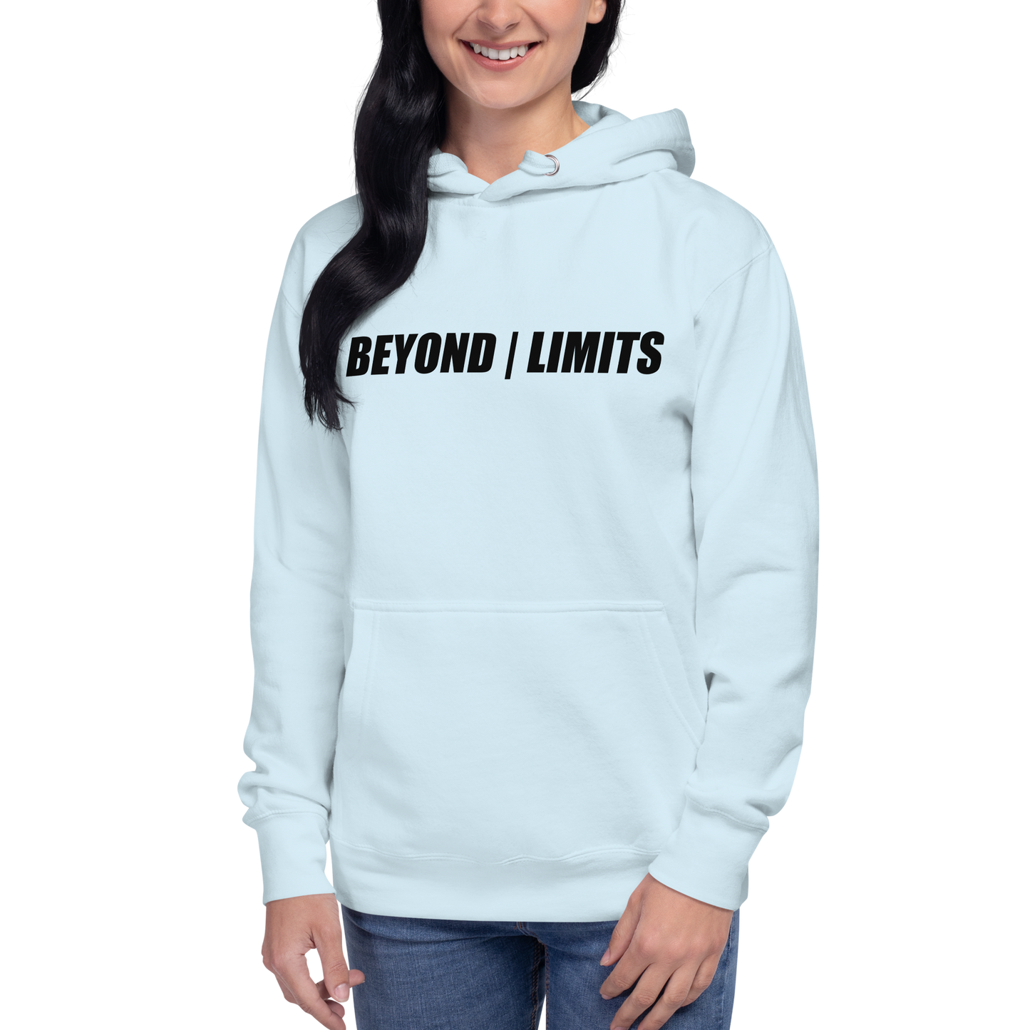 Beyond | Limits Hoodie – Heller Unisex Kapuzenpullover | FlexyMerch