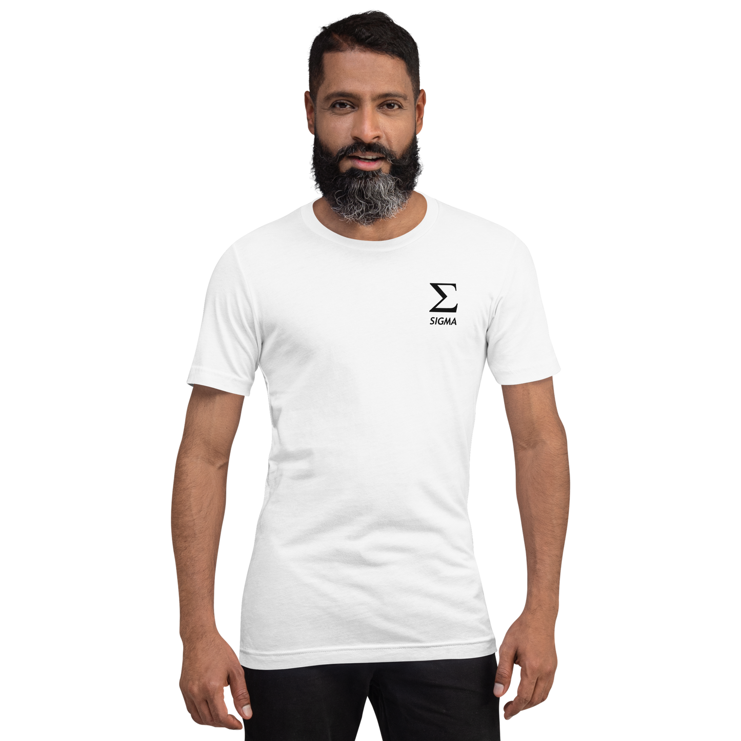 Sigma T-Shirt – Minimalist design with lettering &amp; symbol | FlexyMerch