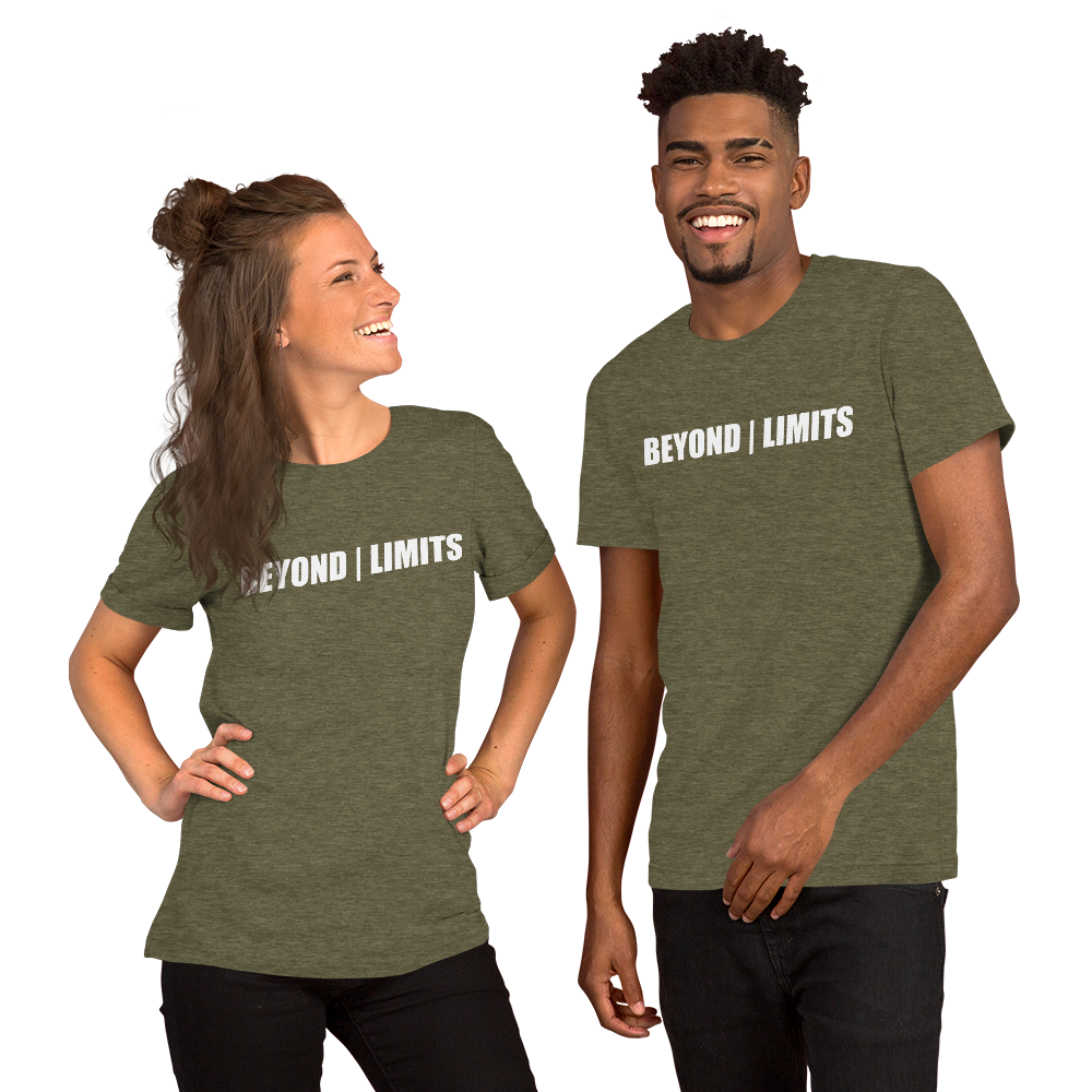 Mindset T-Shirt – BEYOND LIMITS | Minimalist Statement | FlexyMerch