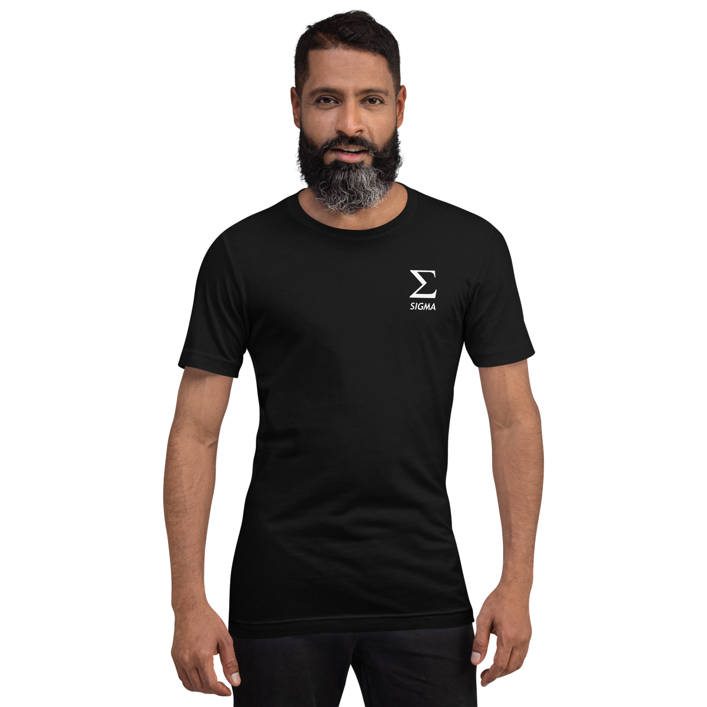 Sigma T-Shirt – Minimalist design with lettering &amp; symbol | FlexyMerch