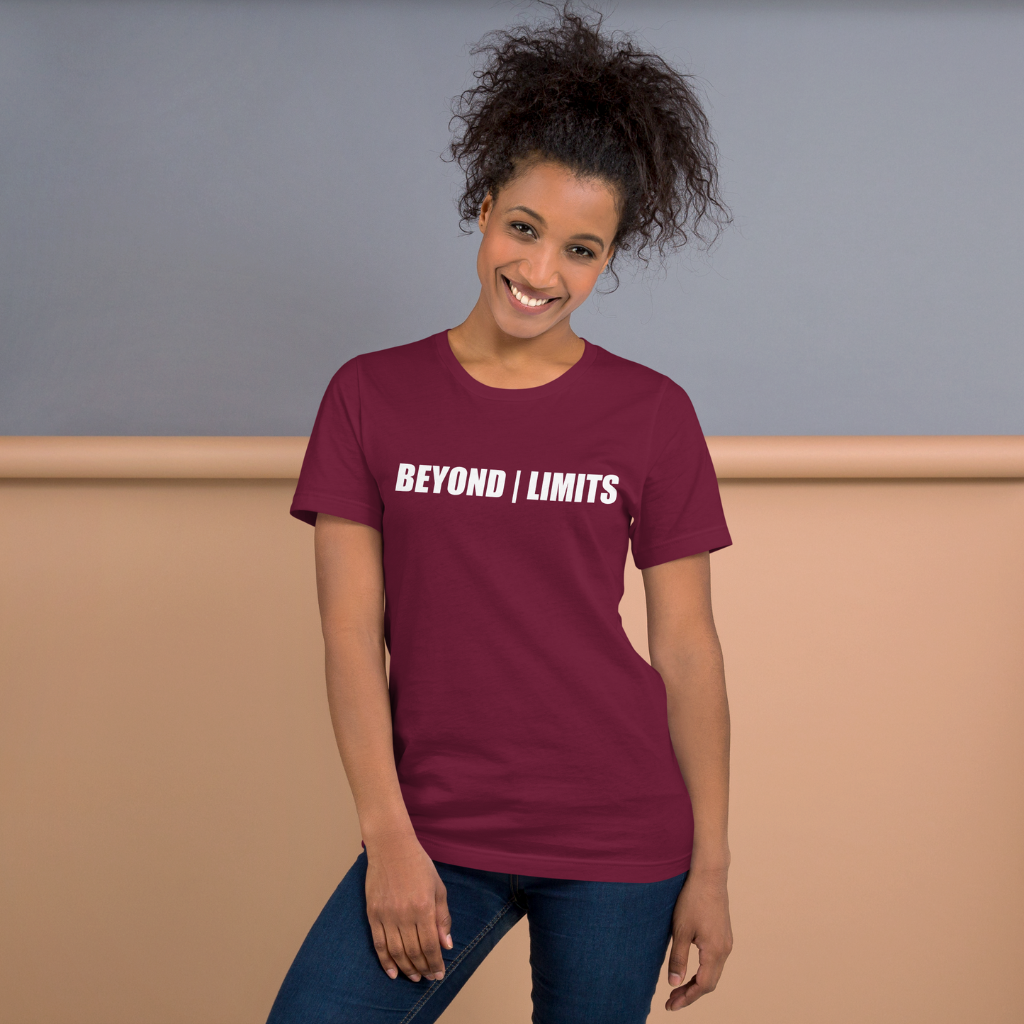 Mindset T-Shirt – BEYOND LIMITS | Minimalistisches Statement | FlexyMerch