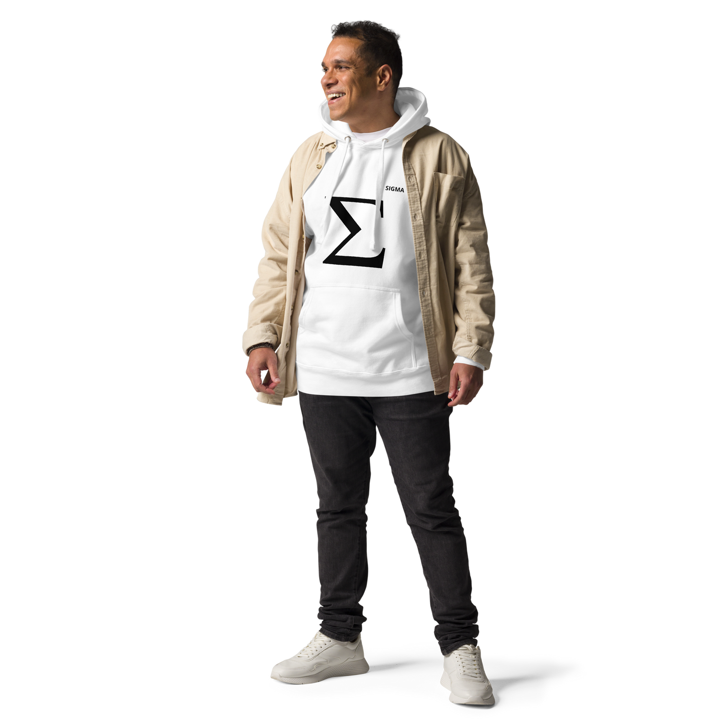 Sigma Hoodie – Light Unisex Hoodie (Large Design) | FlexyMerch
