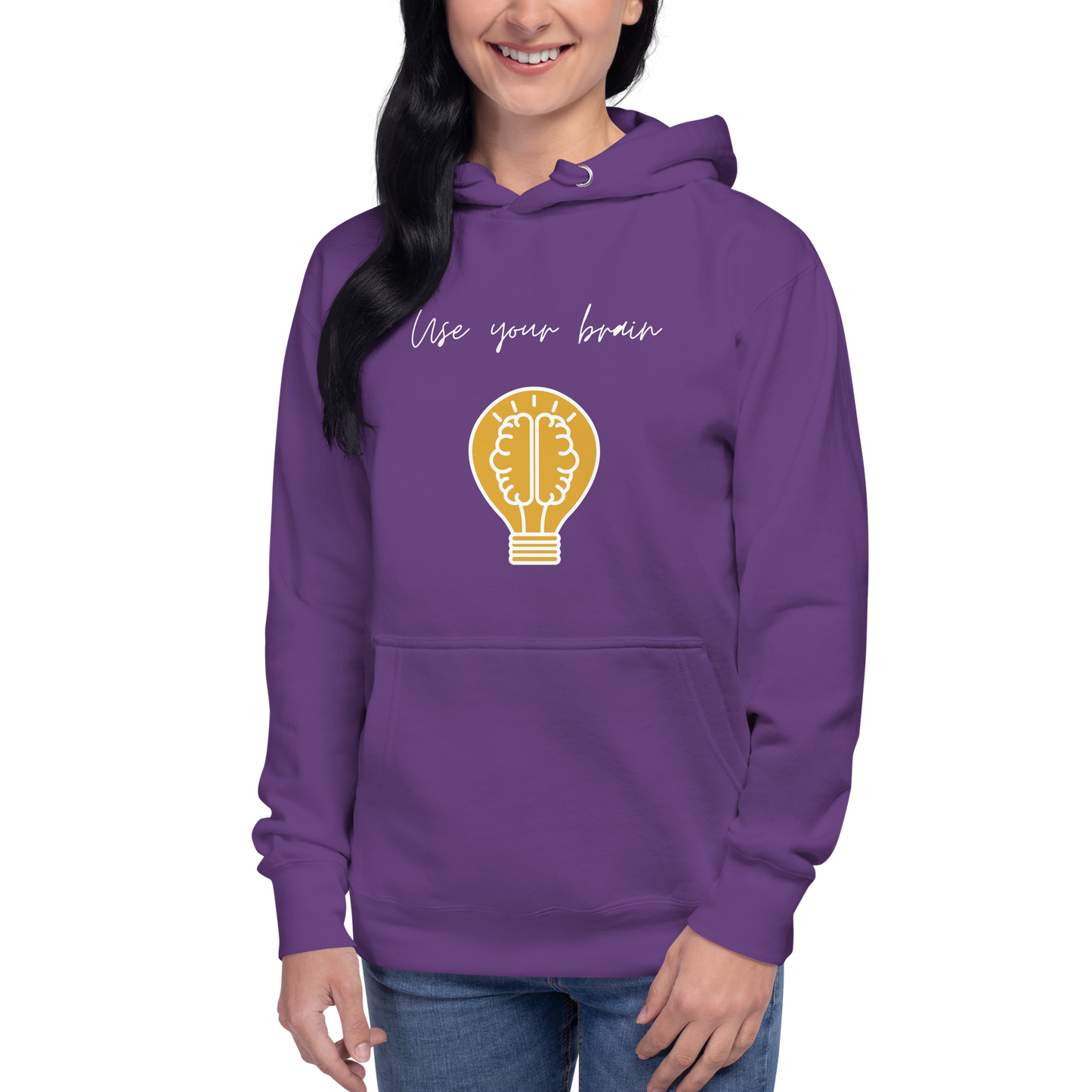 Use Your Brain Hoodie – Minimalistisches Design mit Statement | FlexyMerch