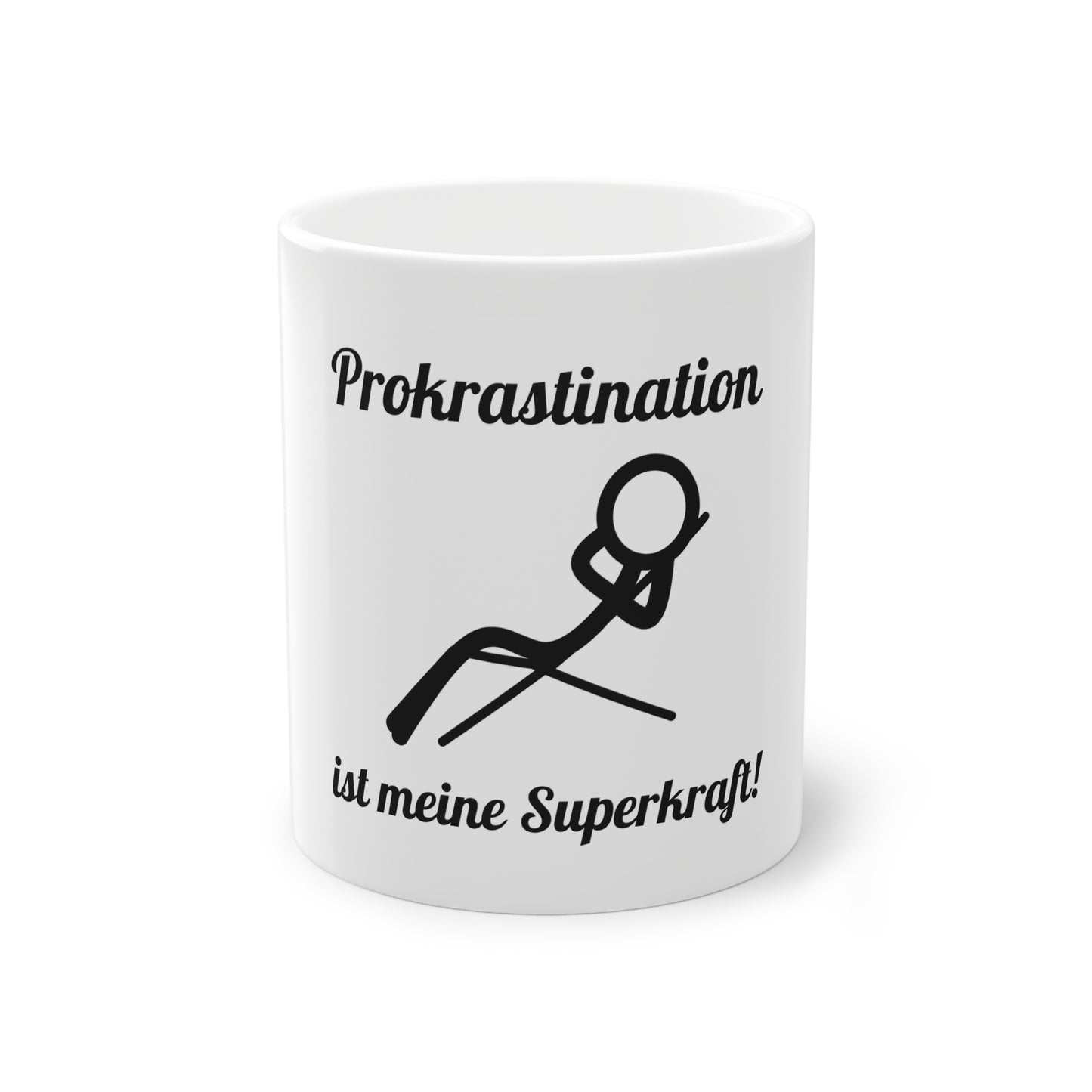 Funny Mug – Procrastination is my Superpower – White Background