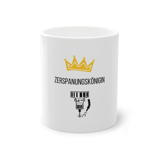 Zerspanungskönigin Tasse – Perfektes Geschenk für CNC-Fans, Frauen