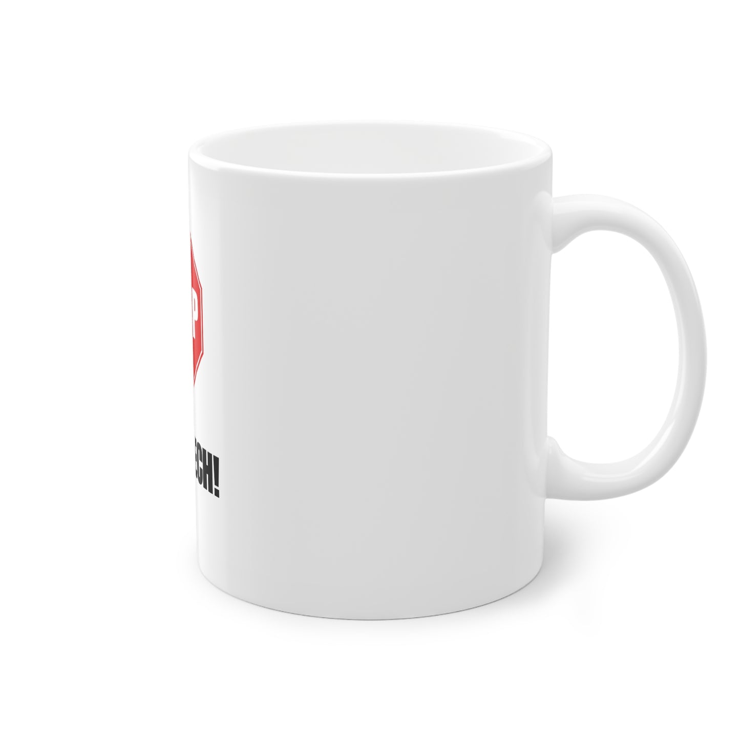 Funny mug “Geh wech” – Funny design for everyday life – Funny background