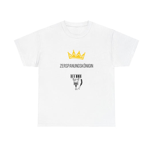 Machining Queen T-Shirt – Perfect for women in metalworking