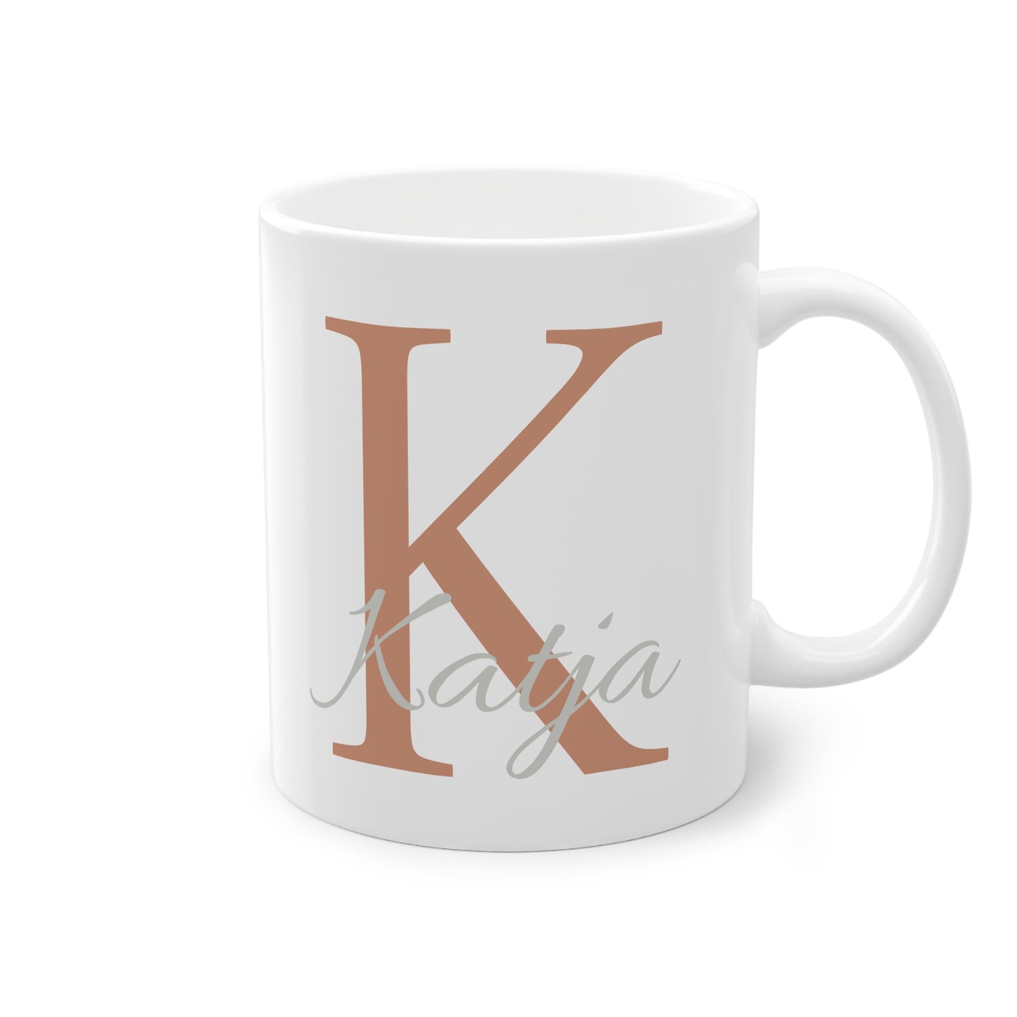 Personalized mug with name – white coffee mug for individuality