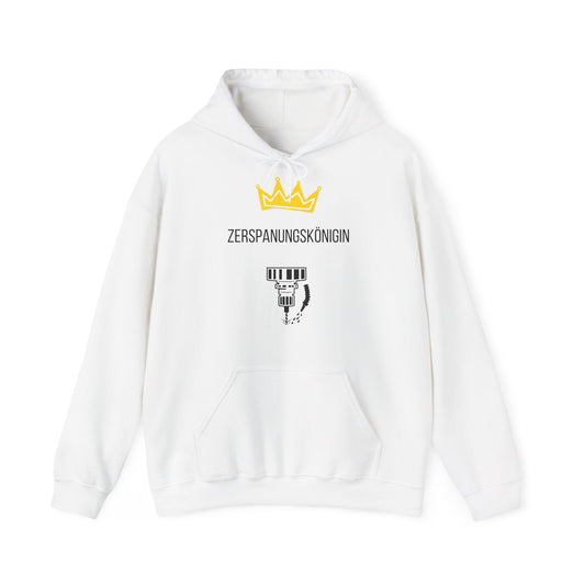 Machining Queen Hoodie – Perfect for women in metalworking