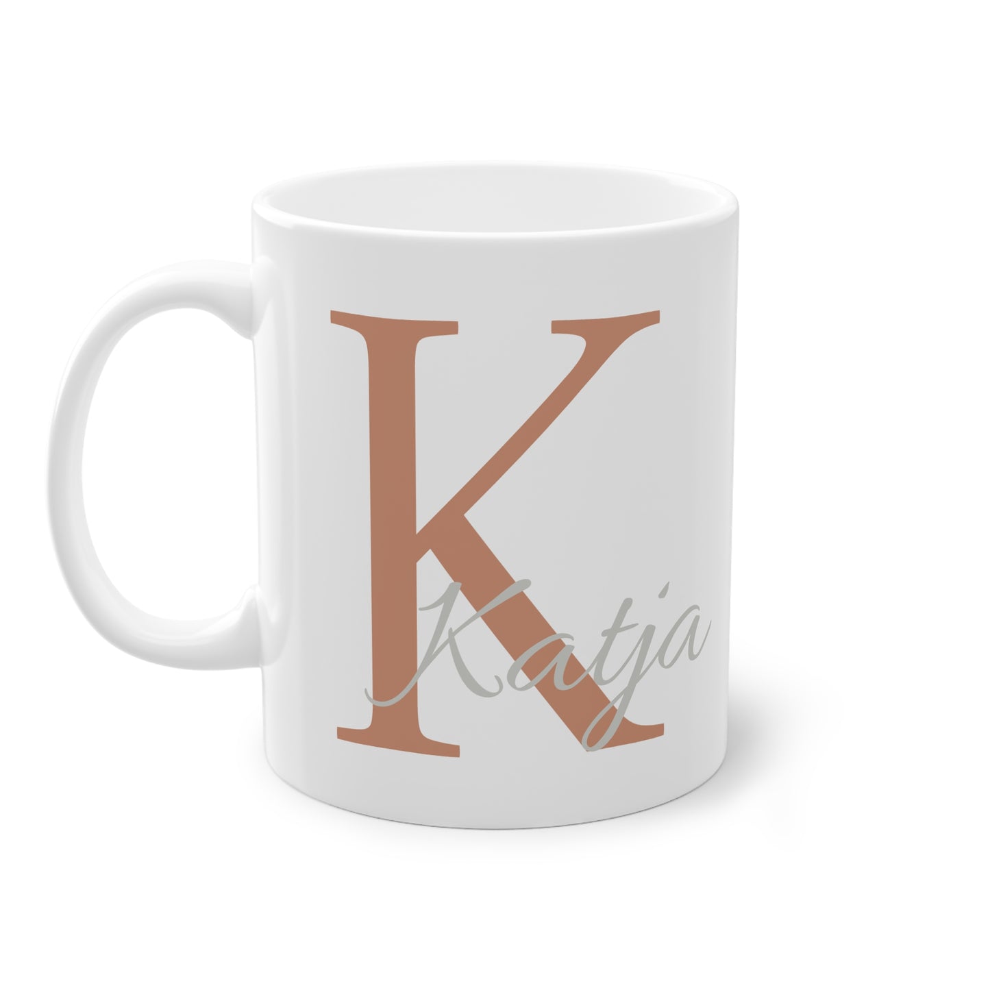 Personalized mug with name – white coffee mug for individuality